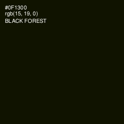 #0F1300 - Black Forest Color Image
